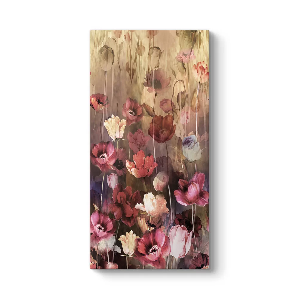 Pastel Çiçek Buketi Tablosu
